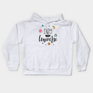 Enjoy The Universe - Travel Adventure Lover Kids Hoodie